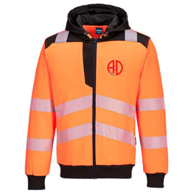 Supervisor Hi-Vis Zipped Hoodie Thumbnail
